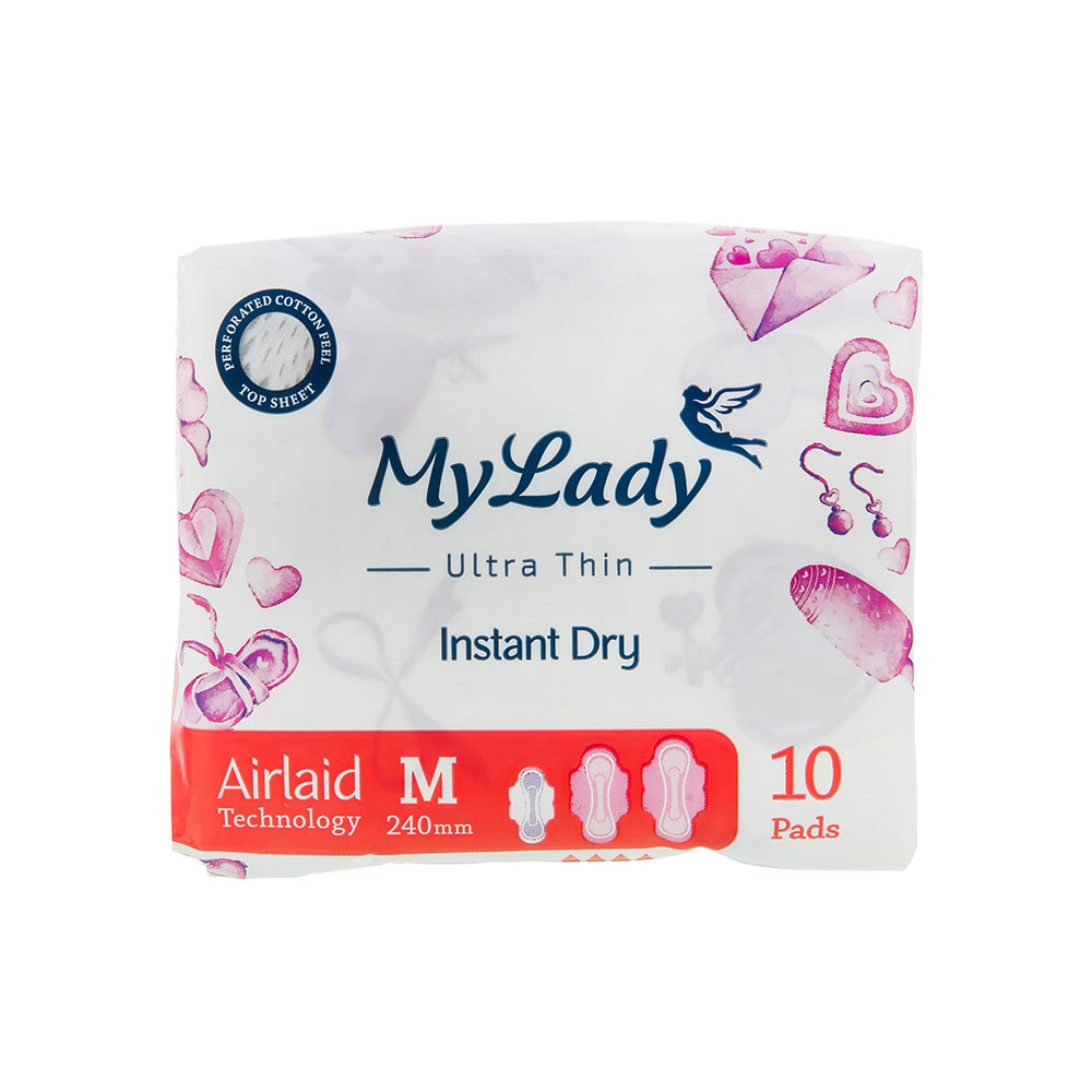 نوار بهداشتی خیلی نازک همیشه خشک متوسط ULTRA مای لیدی MYLADY