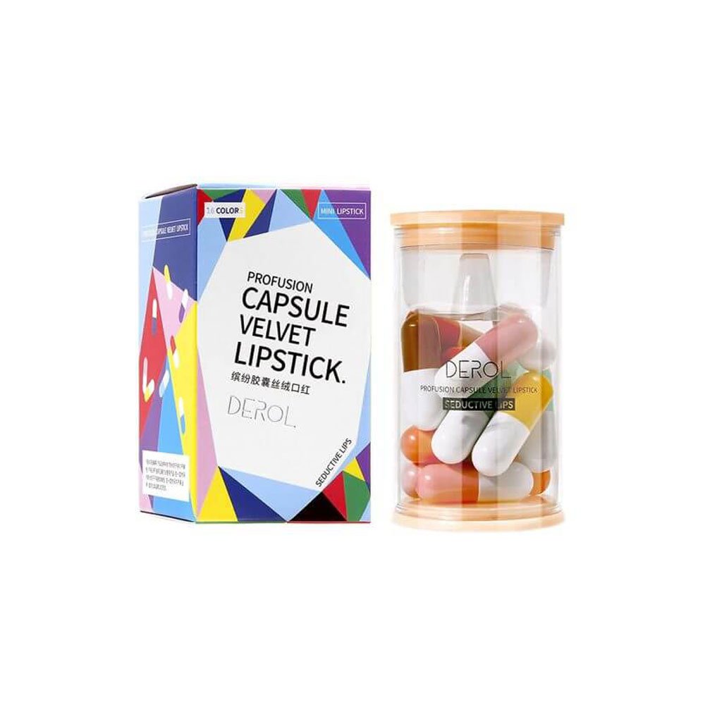 مینی رژ لب کپسولی ولوت GELANZI مدیسوری