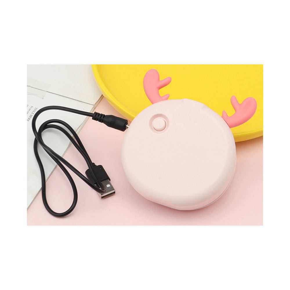 MODISSORY RABBIT MINI HAND WARMER AND BEAUTY MIRROR گرمکن دست آینه دار با رینگ لایت فانتزی RABBIT مدیسوری MODISSORY