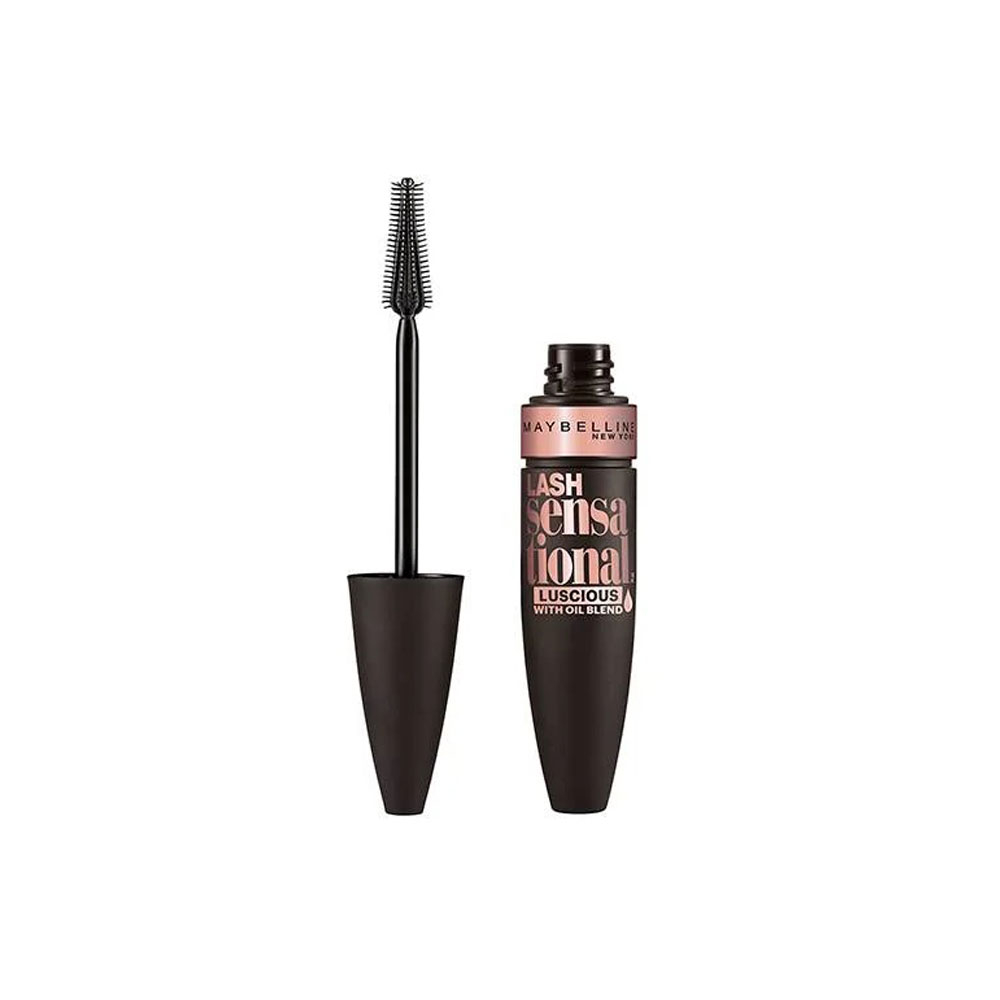MAYBELLINE LASH SENSATIONAL LUSCIOUS WITH OIL BLEND MASCARA ریمل LASH SENSATIONAL LUSCIOUS میبلین MAYBELLINE