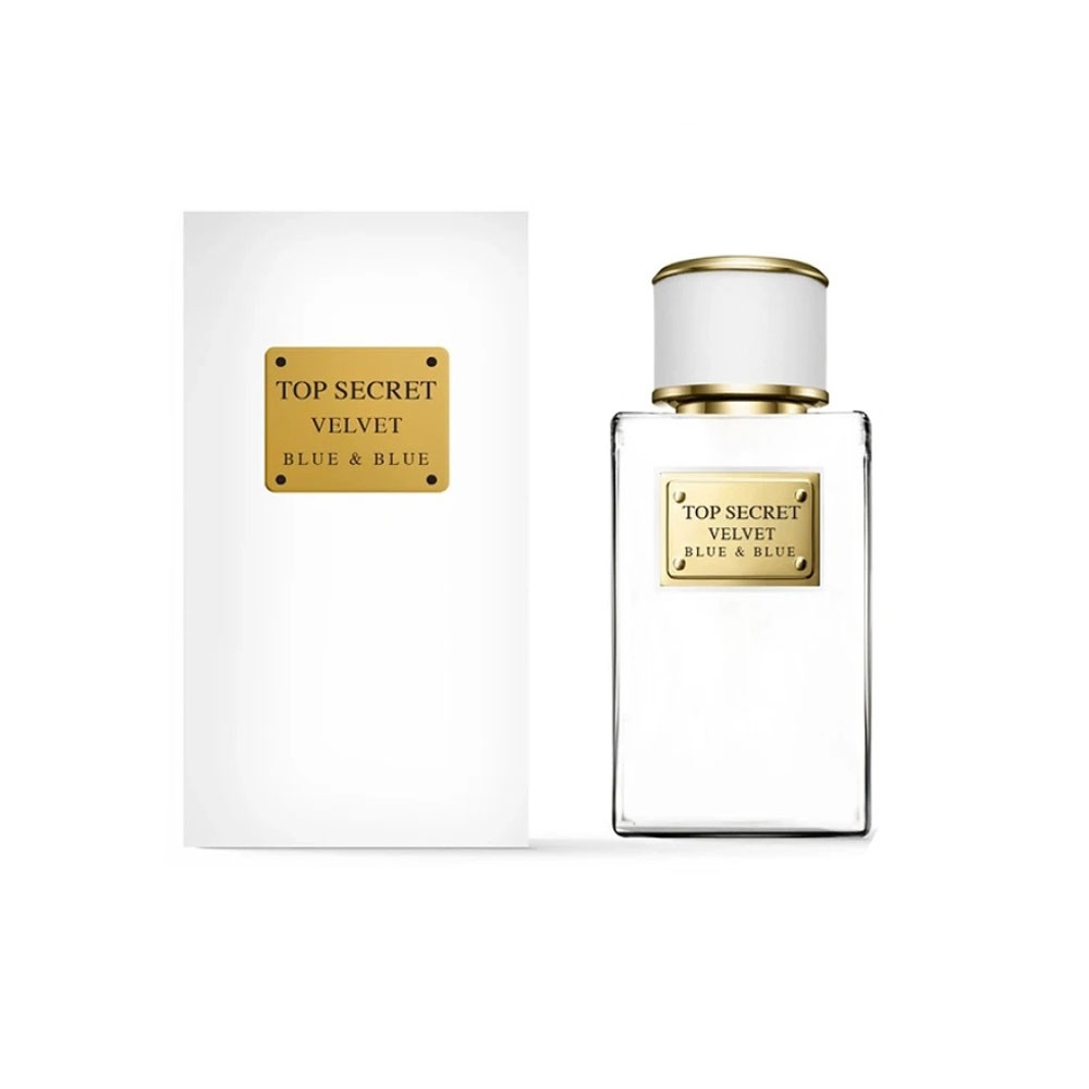 TOP SECRET VELVET BLUE & BLUE EAU DE PARFUM ادوپرفیوم زنانه BLUE & BLUE تاپ سکرت TOP SECRET