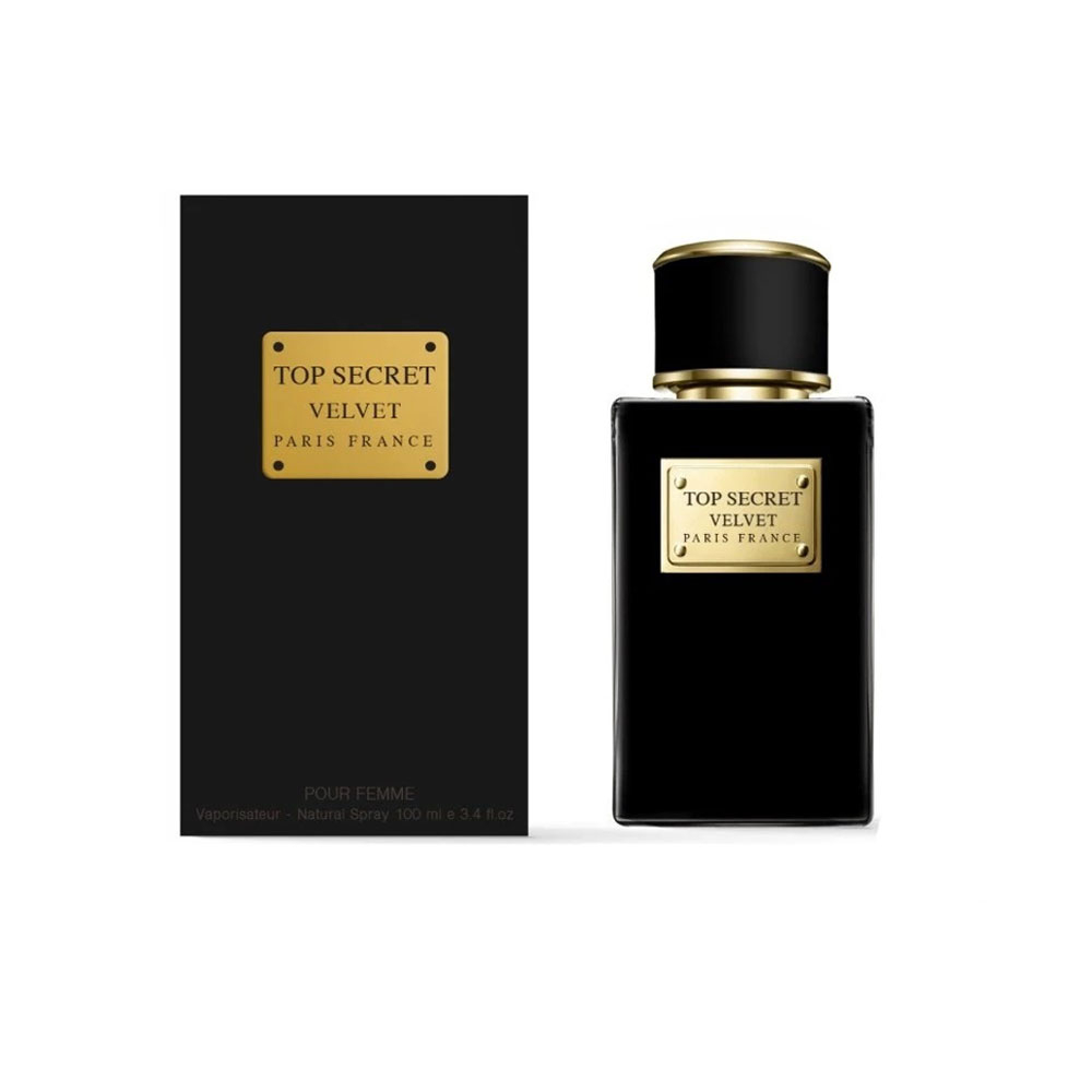 TOP SECRET VELVET PARIS FRANCE  EAU DE PARFUM ادوپرفیوم زنانه  PARIS FRANCE تاپ سکرت TOP SECRET