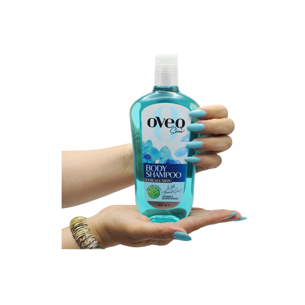 شامپو بدن شفاف مدل ارکیده اوک شاین OVEQ SHINE