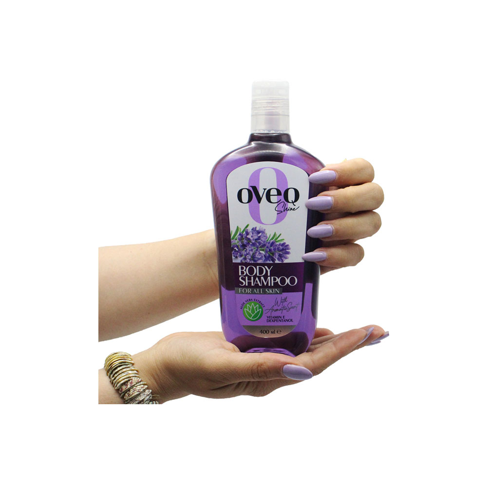 شامپو بدن شفاف مدل لوندر اوک شاین OVEQ SHINE