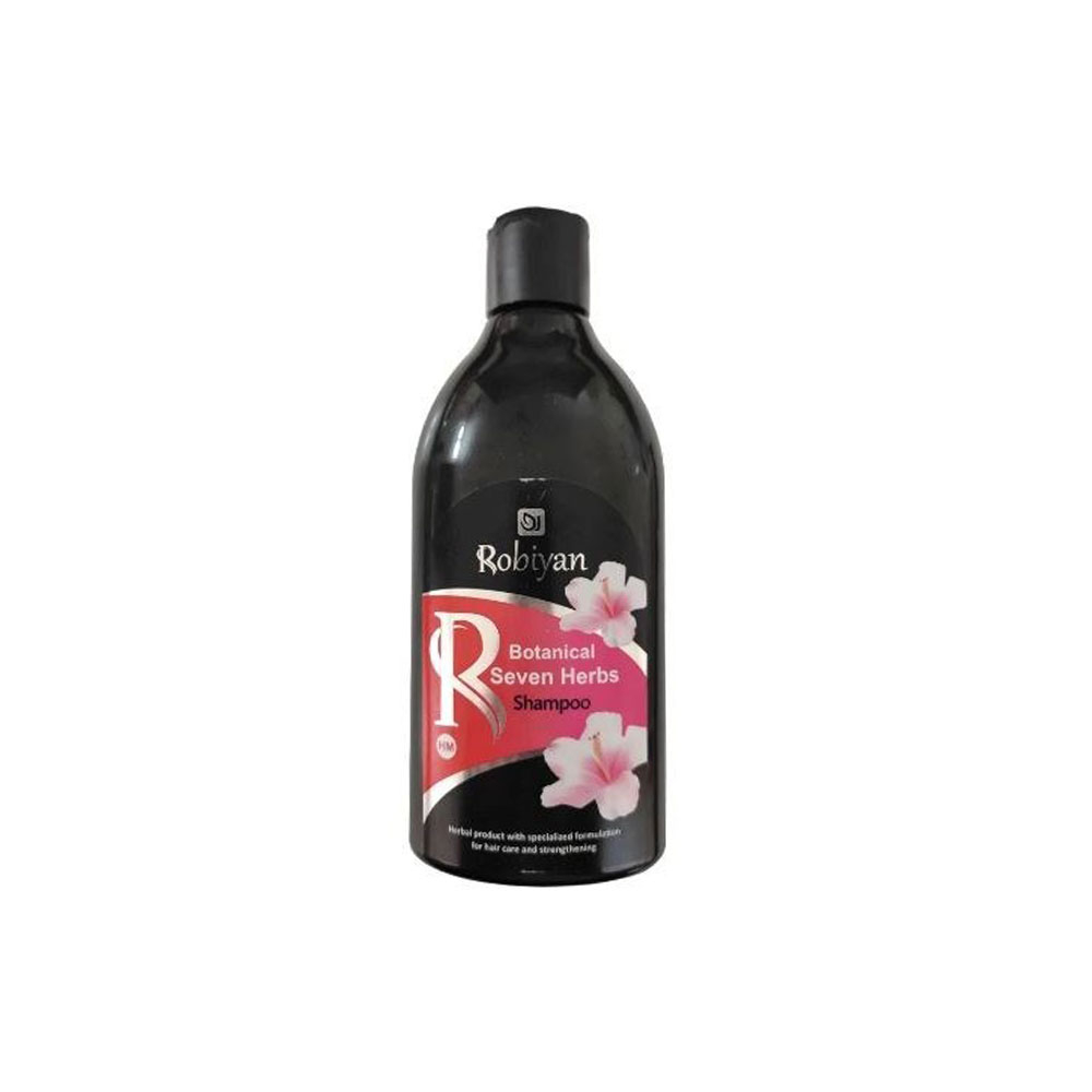 شامپو ضد شوره مو هفت گیاه روبیان ROBIYAN