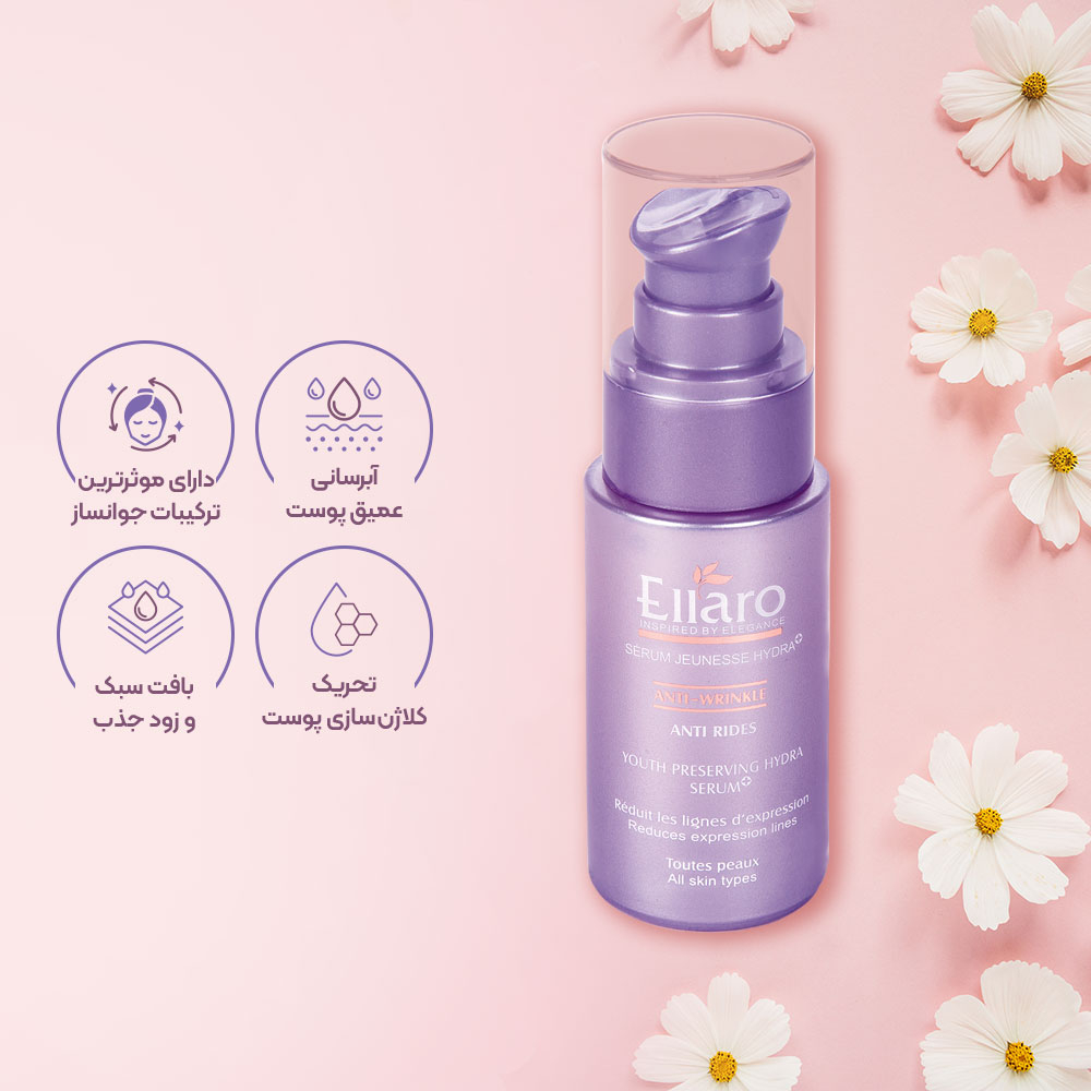 سرم آبرسان یوس هیدرا الارو Ellaro