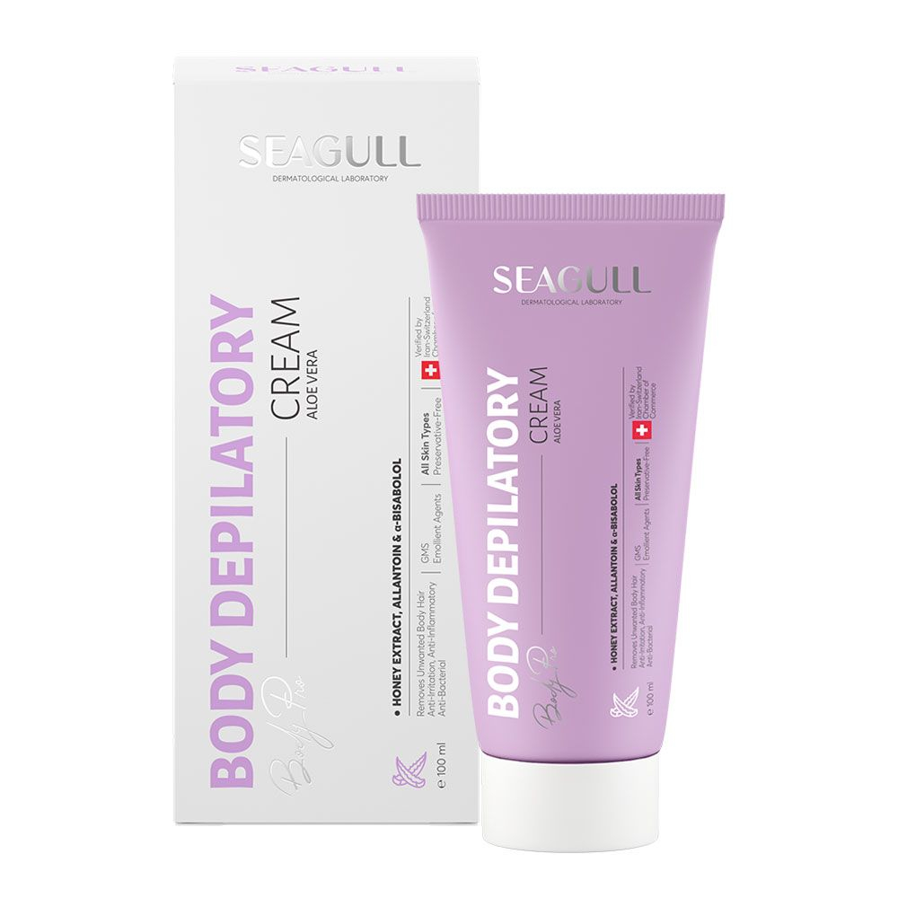 تصویر کرم موبر بدن آلوئه‌ورا سی‌گل 100 میل