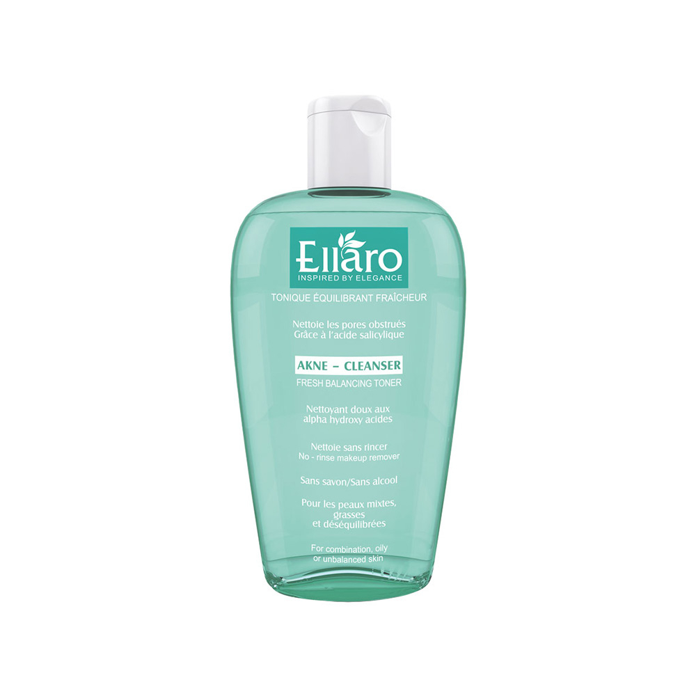 تصویر تونر پاک کننده صورت الارو مناسب پوست چرب و مختلط