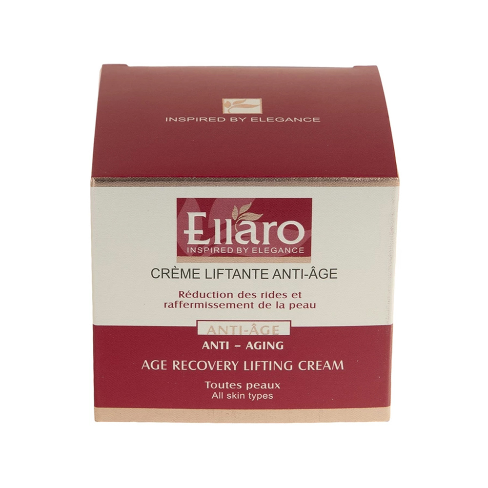 تصویر کرم ضد چروک ایج ریکاوری الارو مناسب انواع پوست