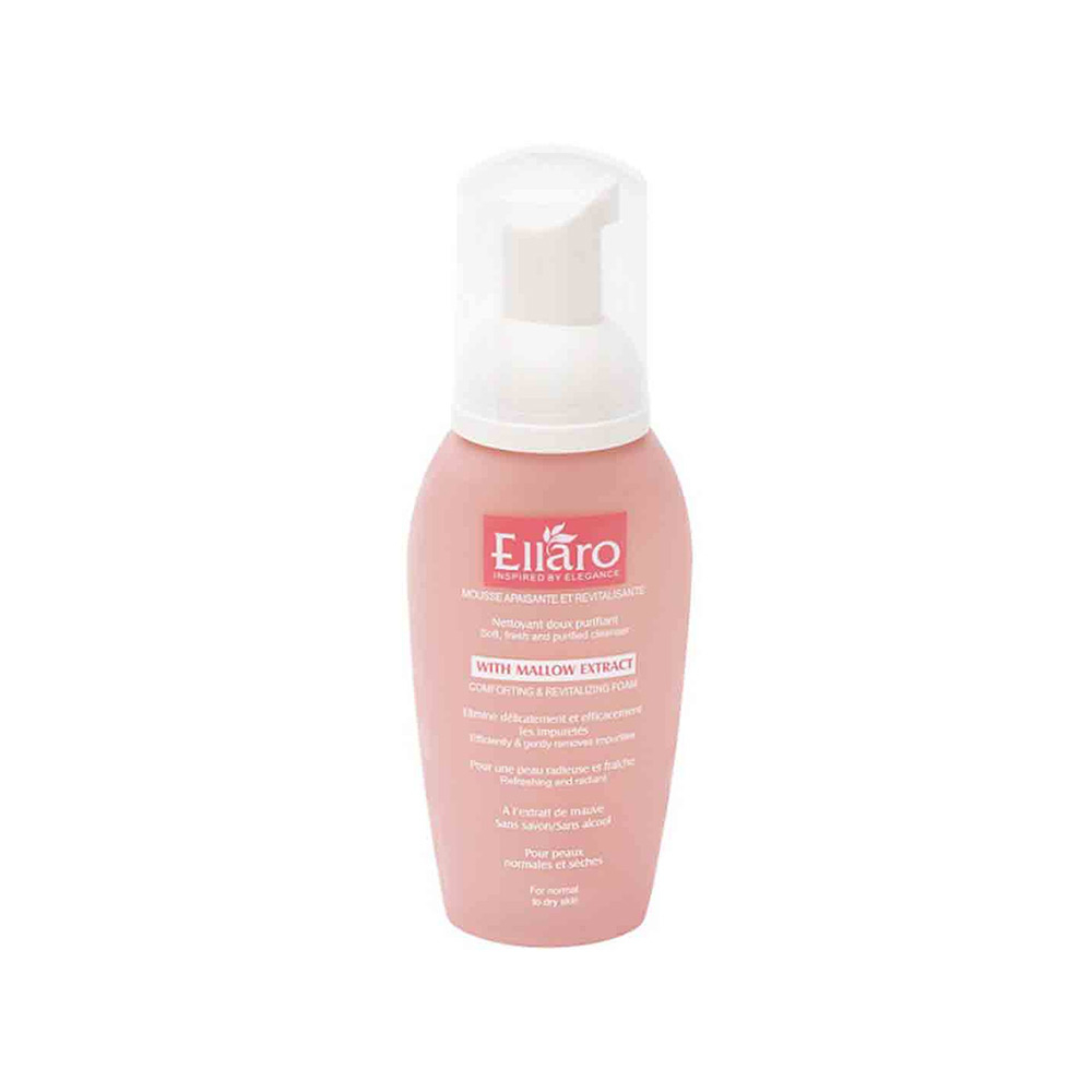 Ellaro Comforting And Revitalizing Foam Makeup Remover تصویر فوم شستشوی صورت کامفورتینگ 200میلی لیتر الارو Ellaro