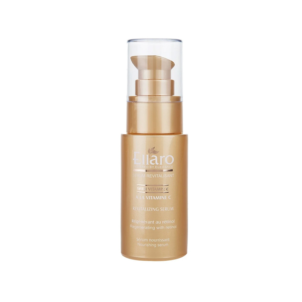 ELLARO VITAMIN C REVITALIZING SERUM تصویر سرم روشن کننده و احیا کننده ویتامین C الارو