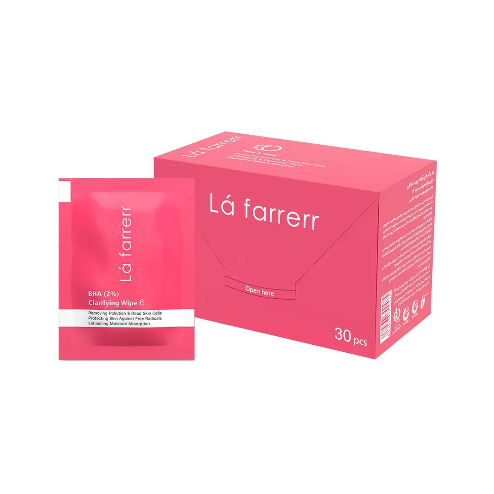 پد پاکسازی پوست 6 BHA2% لافارر LA FARRER