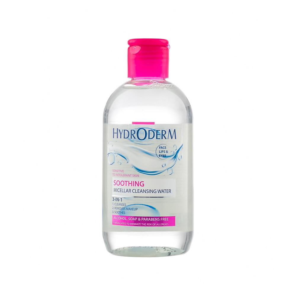 میسلار واتر هیدرودرم مناسب پوست حساس و تحریک پذیر مدل Soothing 3IN1