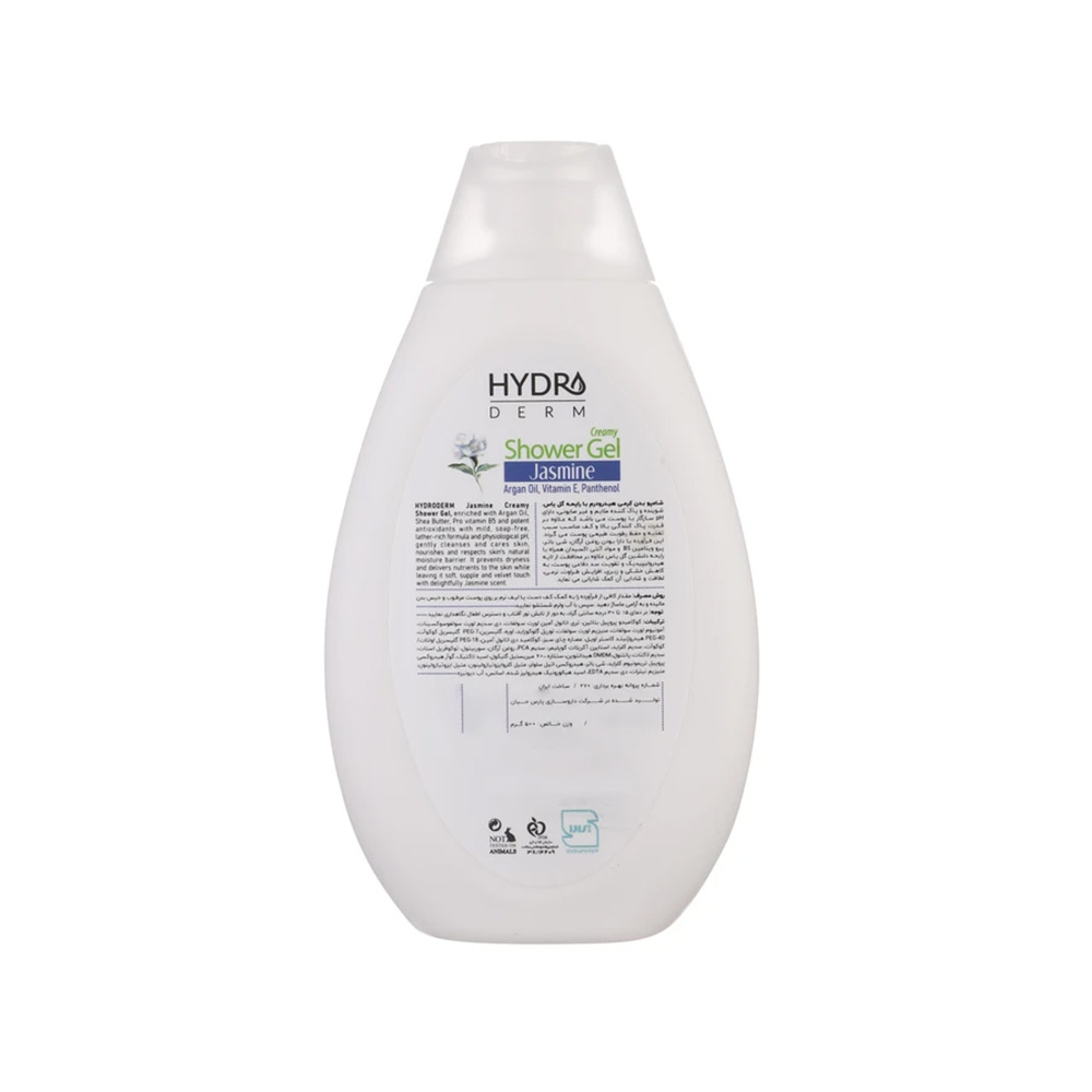 تصویر شامپو بدن کرمی هیدرودرم با رایحه یاس و روغن آرگان