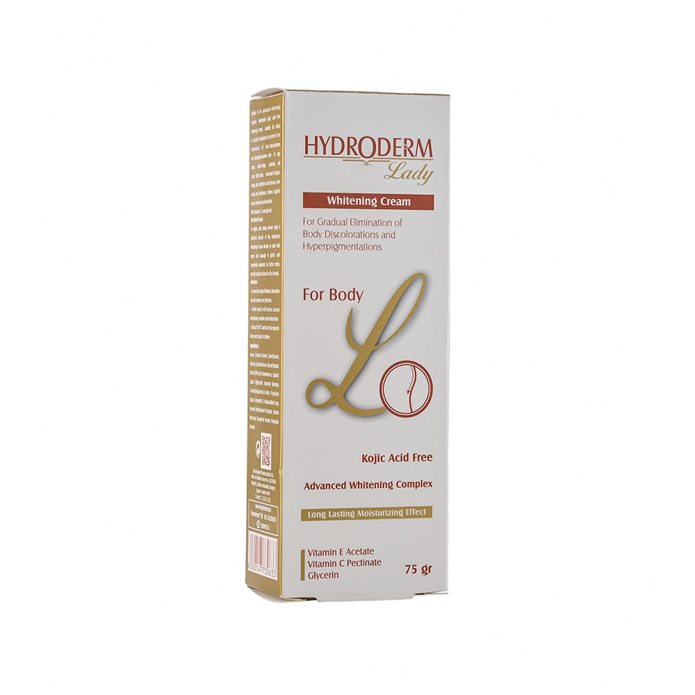 تصویر کرم روشن کننده بدن هیدرودرم