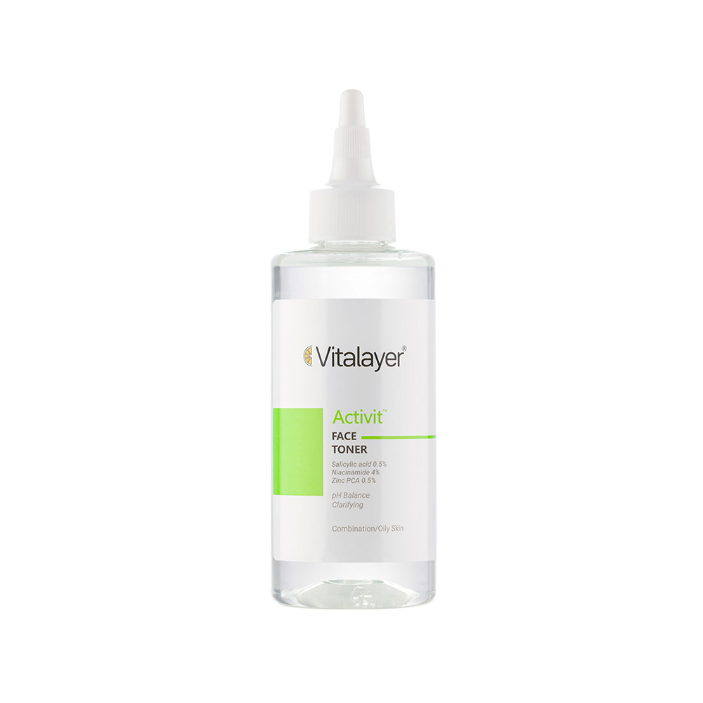 تصویر تونر پاک کننده صورت ویتالیر مدل اکتی ویت مناسب پوست چرب و مختلط