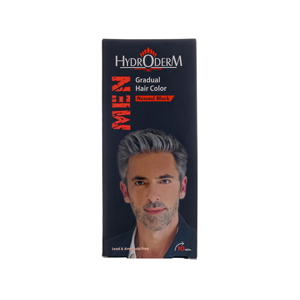 تصویر رنگ مو تدریجی آقایان هیدرودرم