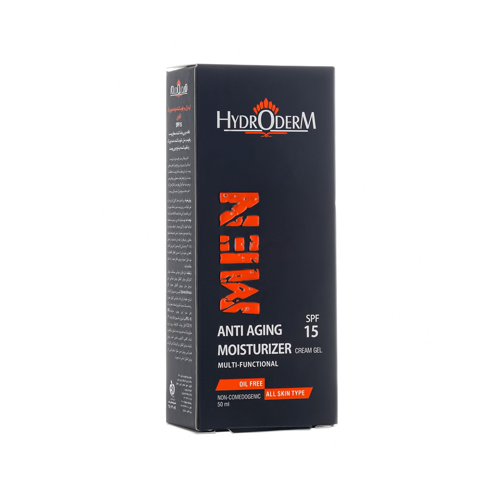 تصویر کرم ژل مرطوب کننده وضد چروک آقایان SPF 15 هیدرودرم