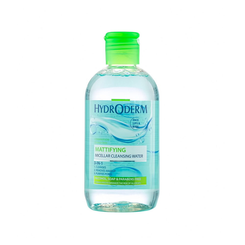 تصویر میسلار واتر هیدرودرم مناسب پوست چرب و مختلط مدل 3 در 1 Mattifying