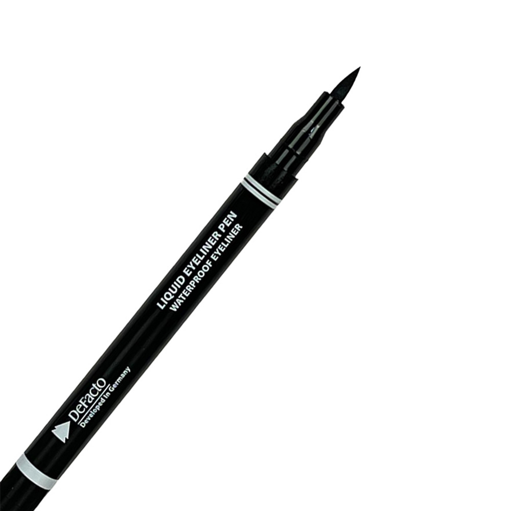Defacto Liquid Eyeliner Waterproof تصویر خط چشم ماژیکی پهن دیفکتو مدل ضد آب