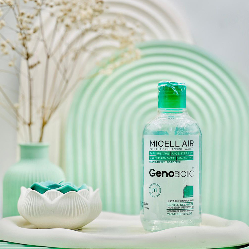 تصویر میسلار واتر ژنوبایوتیک مناسب پوست چرب و مختلط