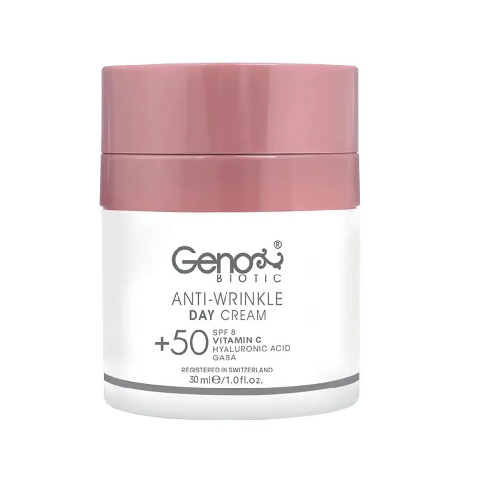 تصویر کرم ضد چروک روز ژنوبایوتیک مناسب بالای 50 سال 30 میل