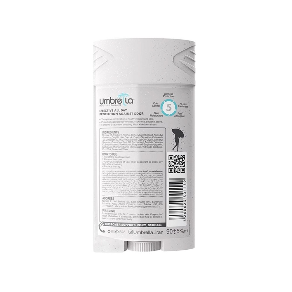 Umbrella Snow Invisible Deodorant For Women تصویر دئودورانت زنانه آمبرلا مدل Snow