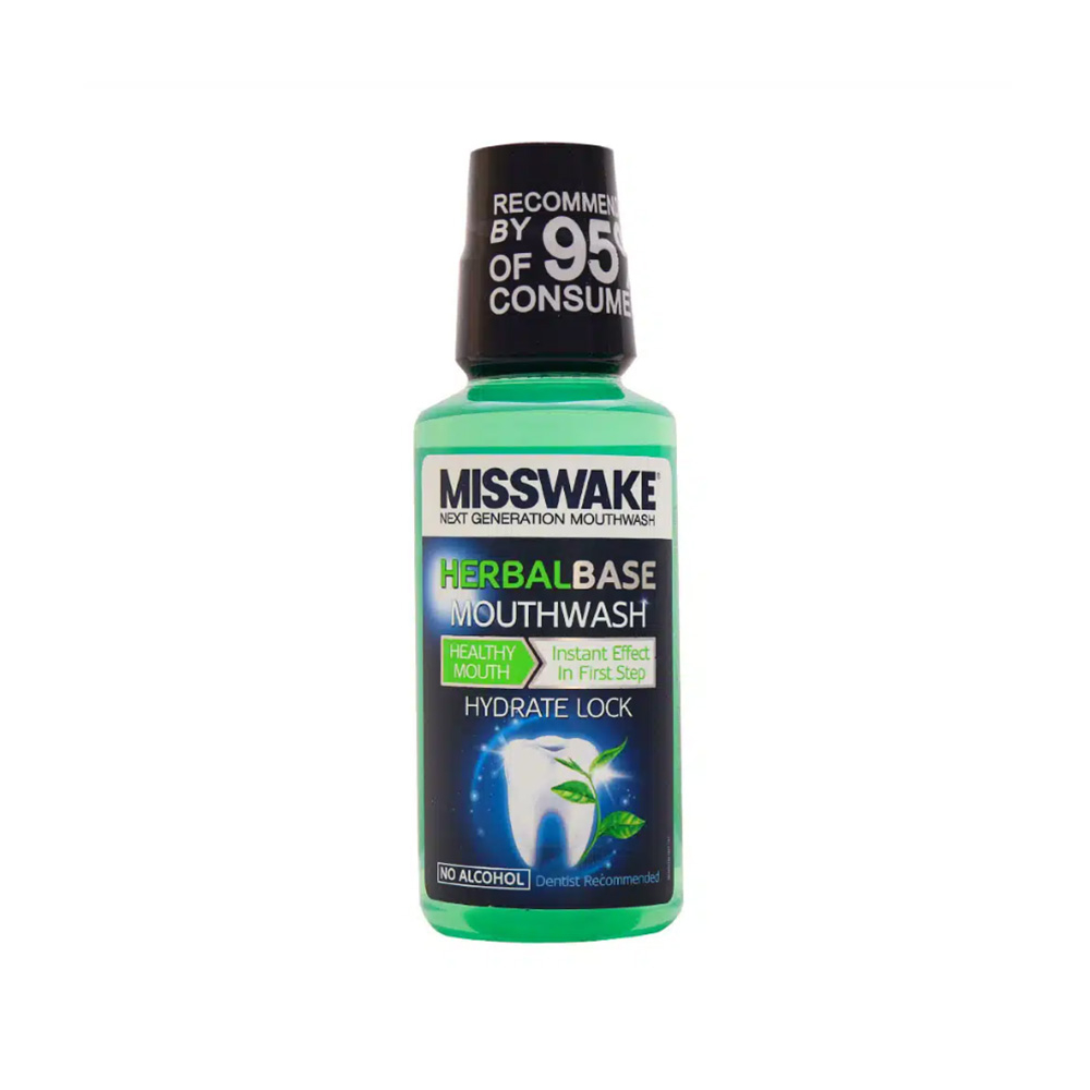Misswake Herbal Base Mouthwash تصویر دهان شویه گیاهی میسویک