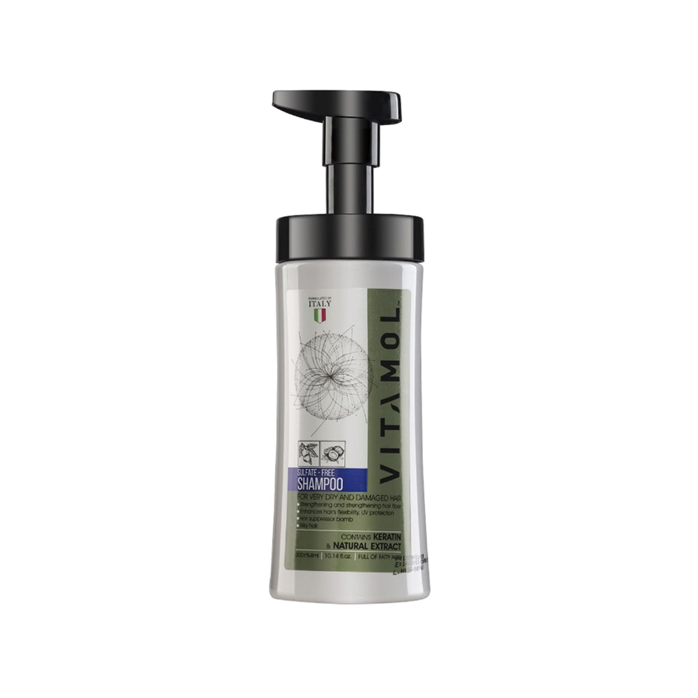 تصویر شامپو فاقد سولفات ویتامول مخصوص موهای خشک و آسیب دیده