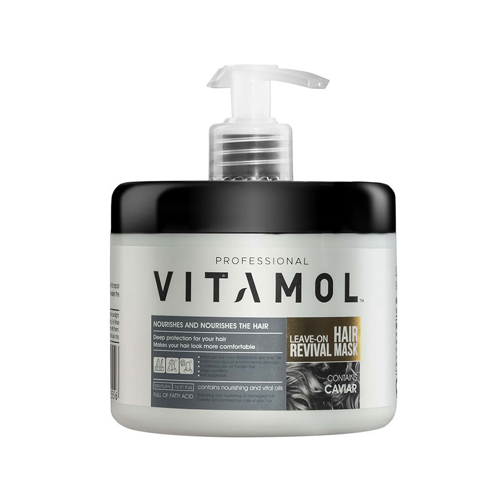 تصویر ماسک مو خارج از حمام خاویار ویتامول