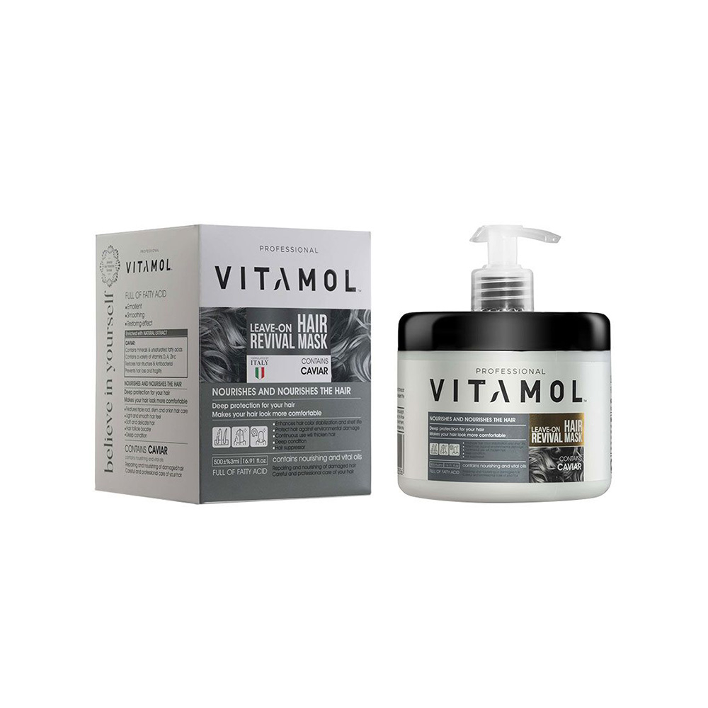 تصویر ماسک مو خارج از حمام خاویار ویتامول