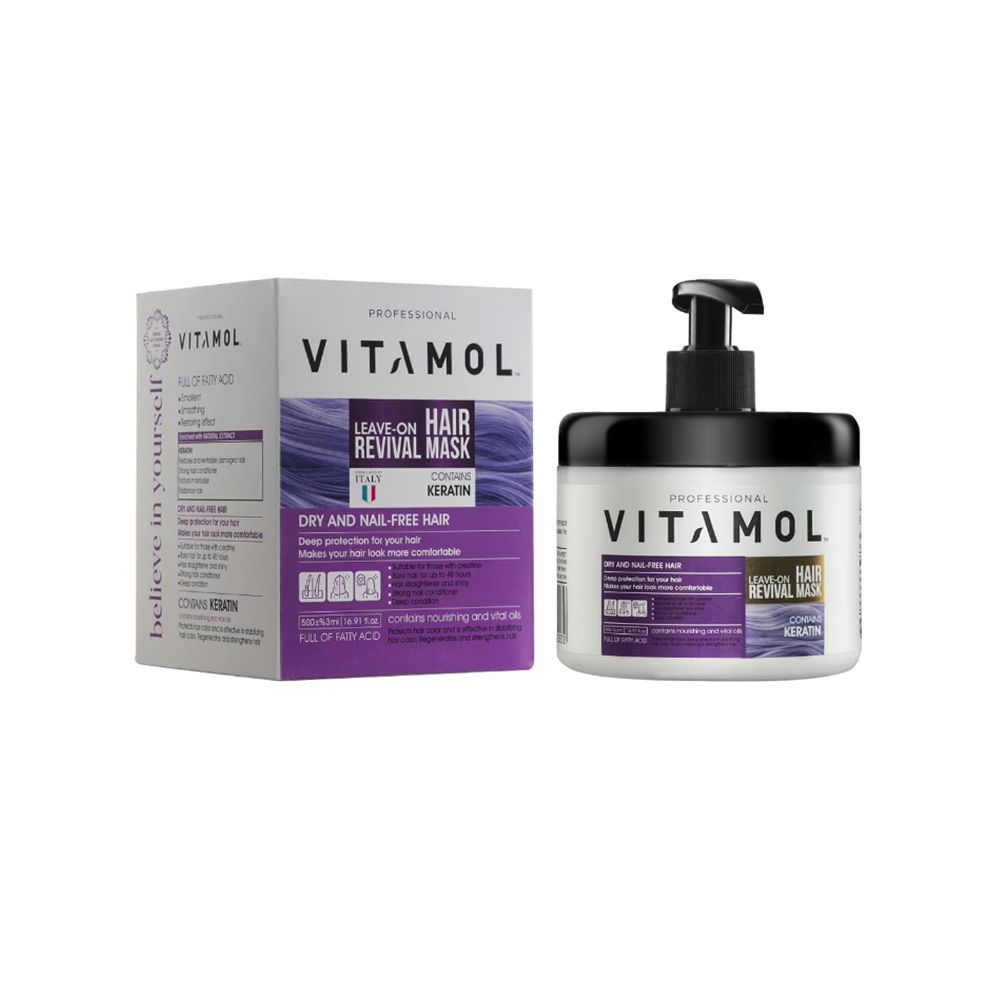 تصویر ماسک مو خارج از حمام کراتین ویتامول