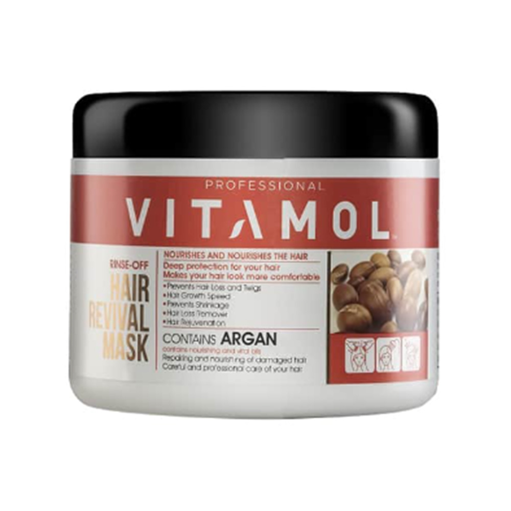 تصویر ماسک مو داخل حمام آرگان ویتامول