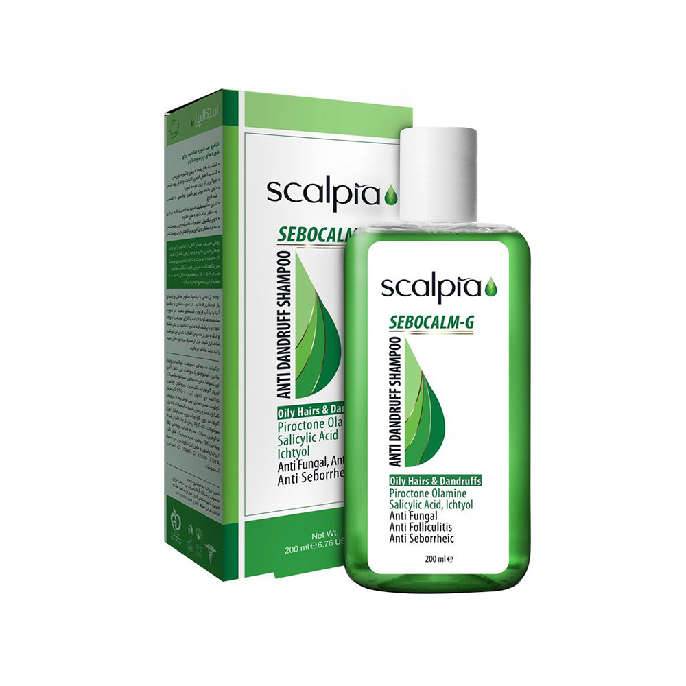 تصویر شامپو ضد شوره اسکالپیا مناسب موهای چرب