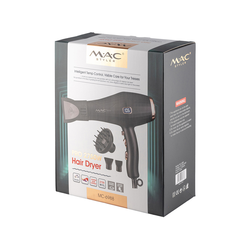 تصویر سشوار حرفه ای مک استایلر مدل MC6988