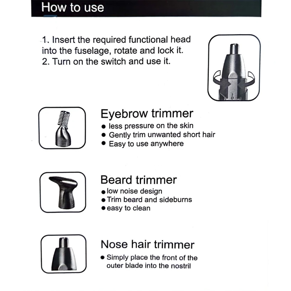 تصویر موزن گوش و بینی مک استایلر MC8807