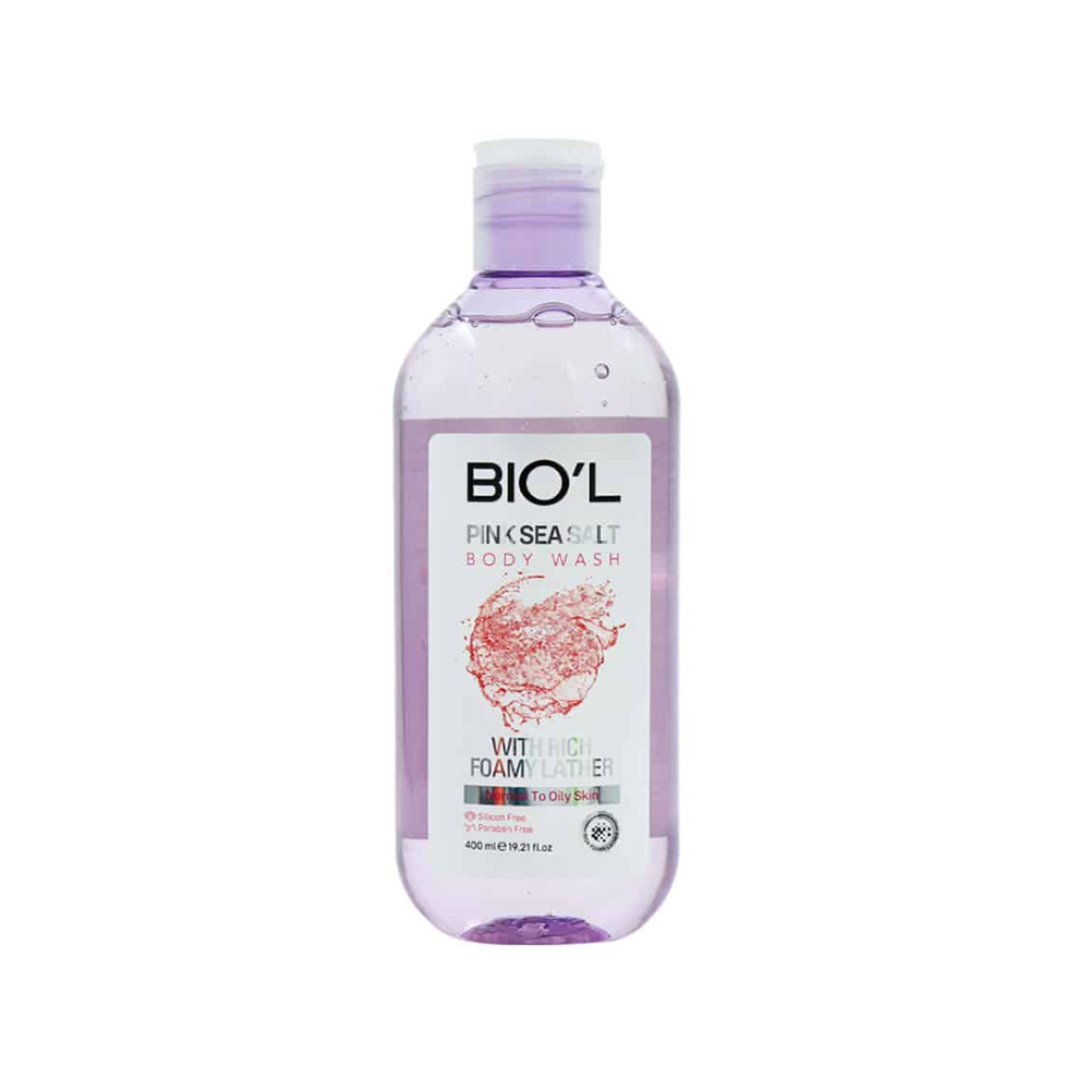 تصویر شامپو بدن شفاف نمک دریا بیول مناسب پوست نرمال تا چرب