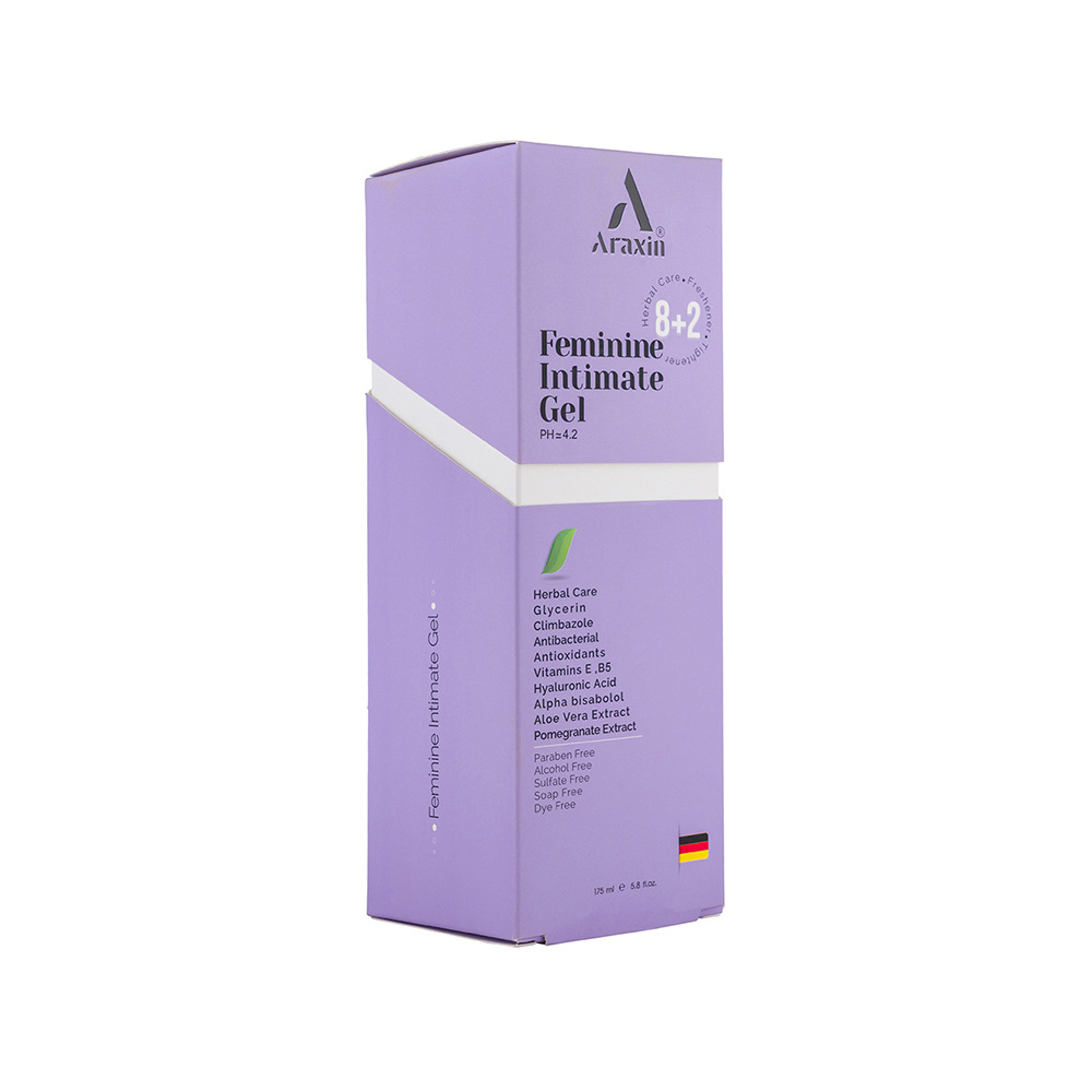 تصویر ژل بهداشتی بانوان آراکسین مدل گلیسرین