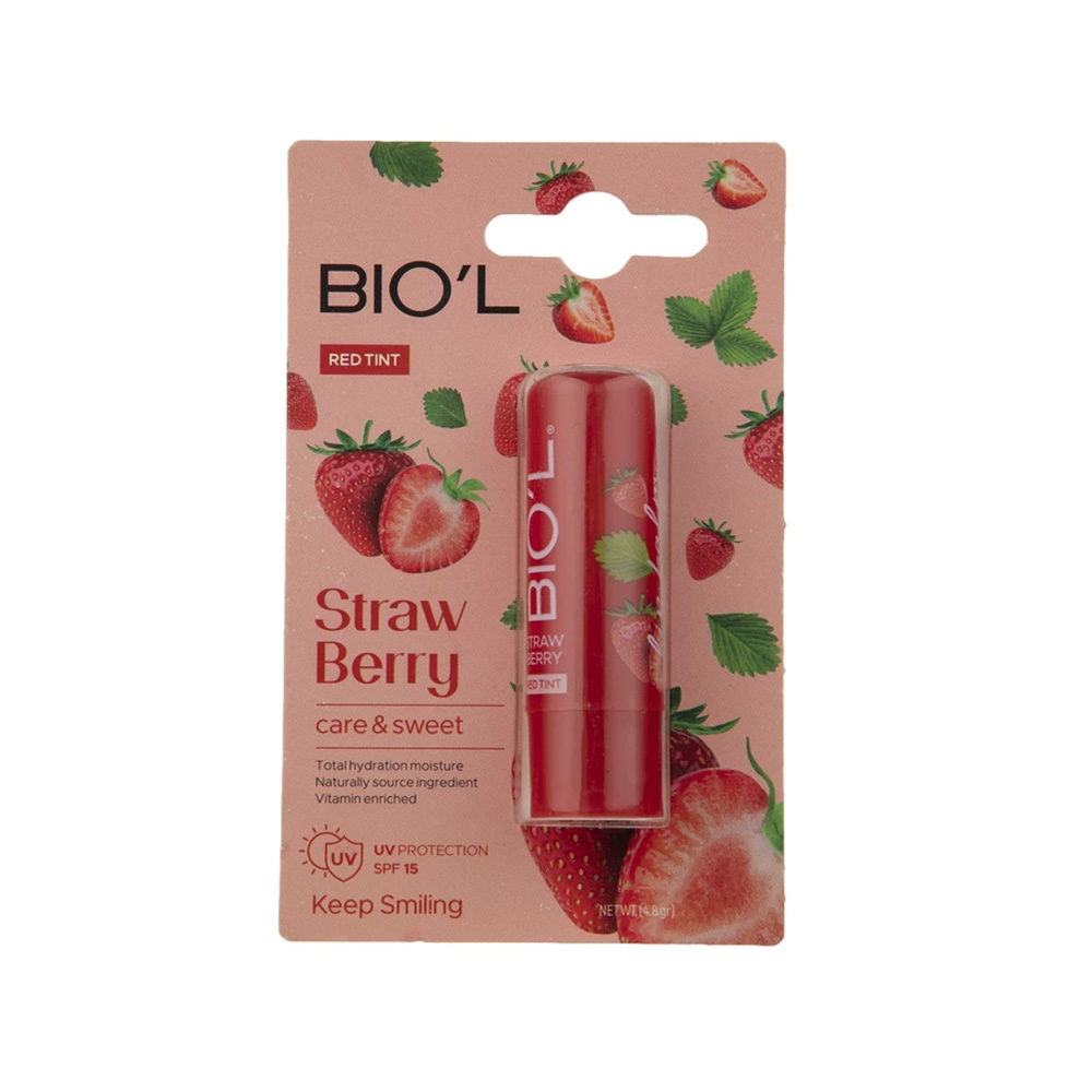 تصویر بالم لب توت فرنگی بیول مدل Care And Sweet