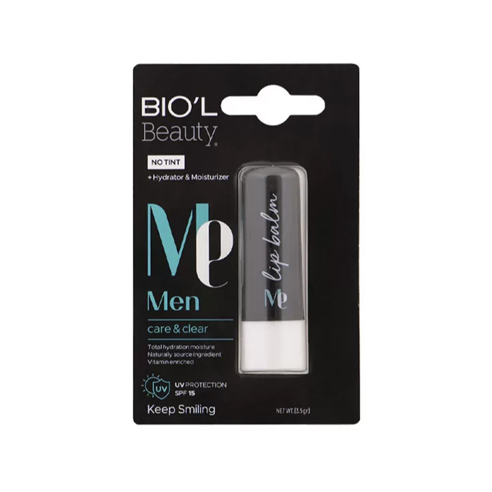 تصویر بالم لب مردانه بیول Care And Clear