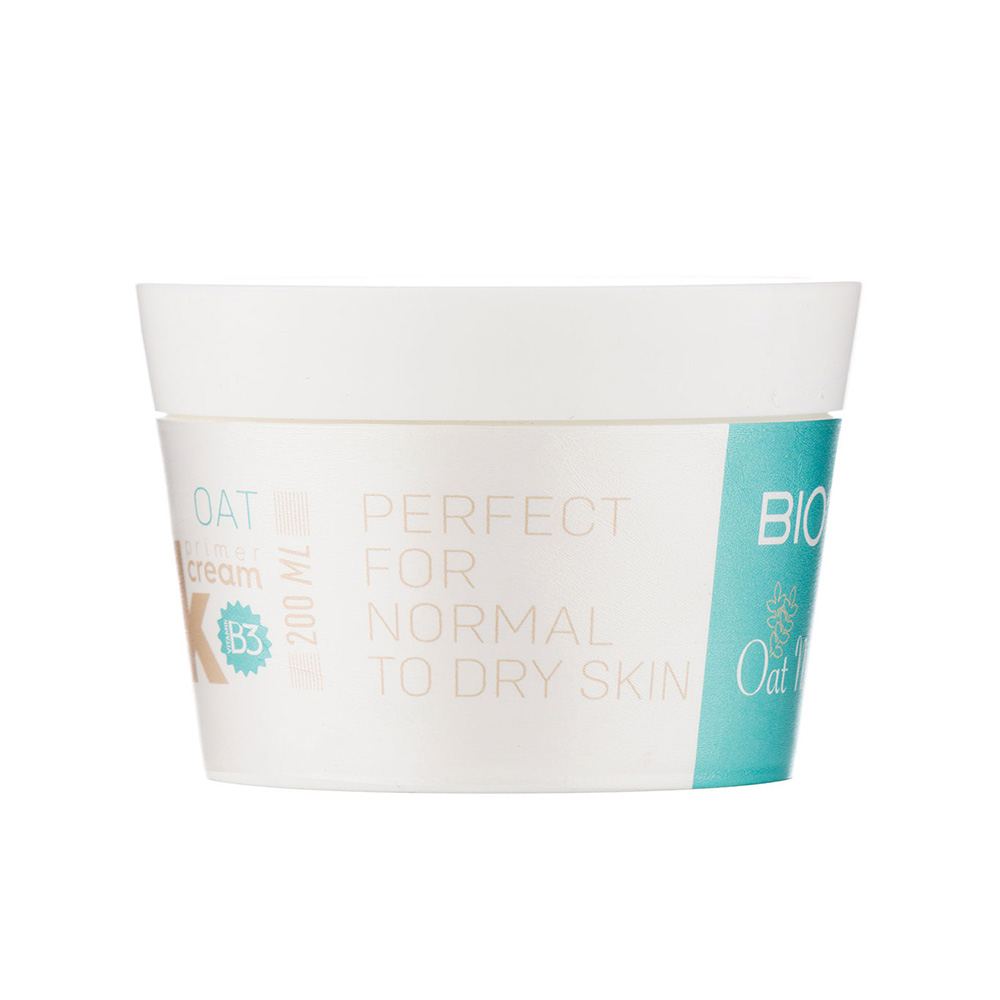 تصویر کرم کاسه ای شیر و جو دوسر بیول مناسب برای پوست نرمال تا خشک