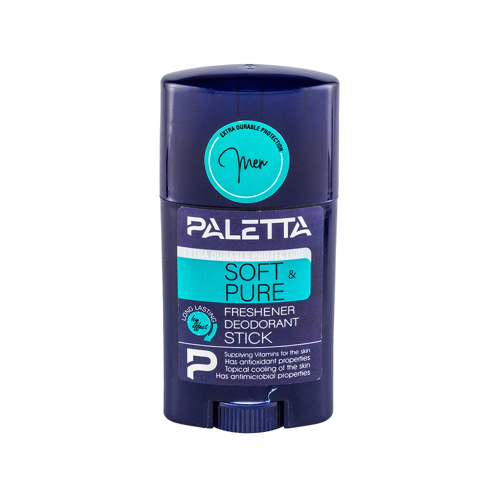 تصویر استیک صابونی مردانه پالتا مدل Soft And Pure