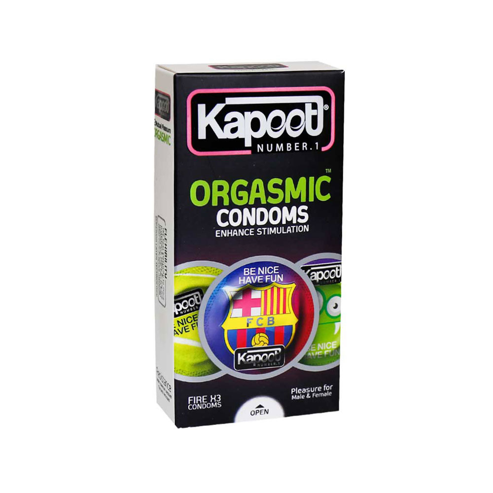 کاندوم تاخیری کاپوت مدل Orgasmic بسته 12عددی