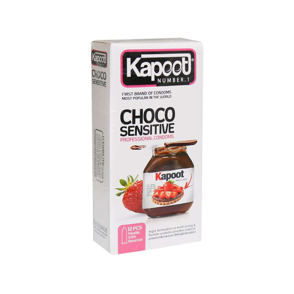 کاندوم کاپوت مدل Choco Sensitive بسته 12 عددی