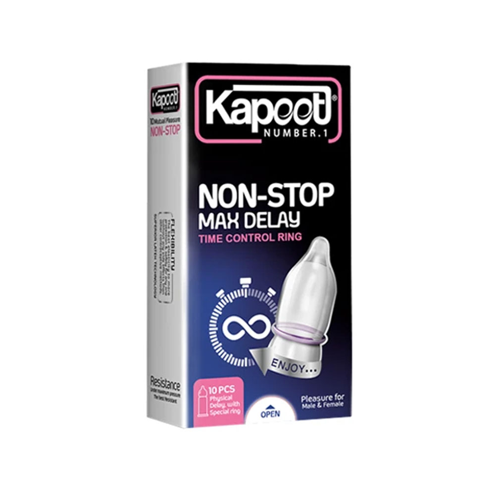 کاندوم تاخیری کاپوت مدل Non stop بسته 10 عددی