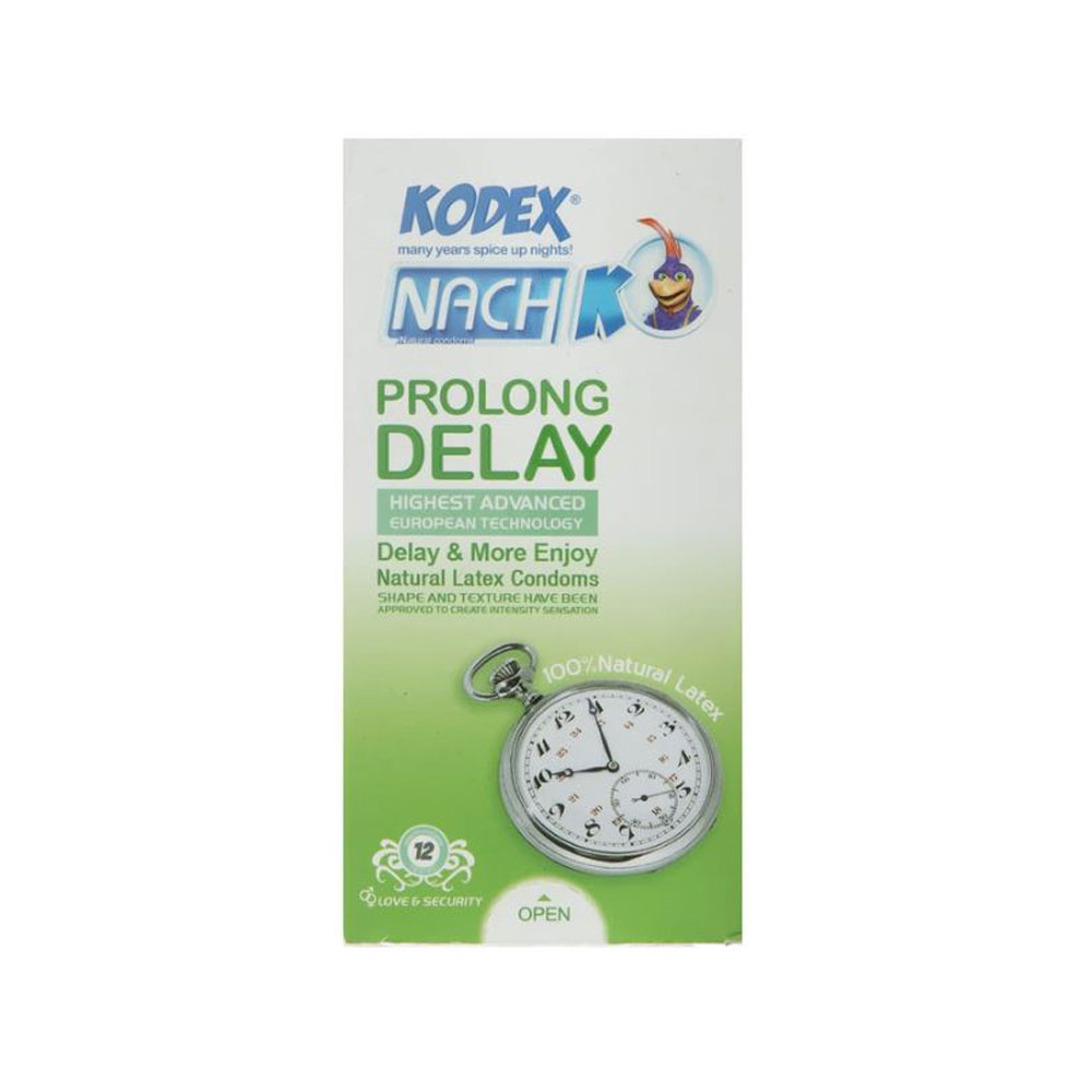 کاندوم تاخیری کدکس مدل Prolong Delay بسته 12عددی