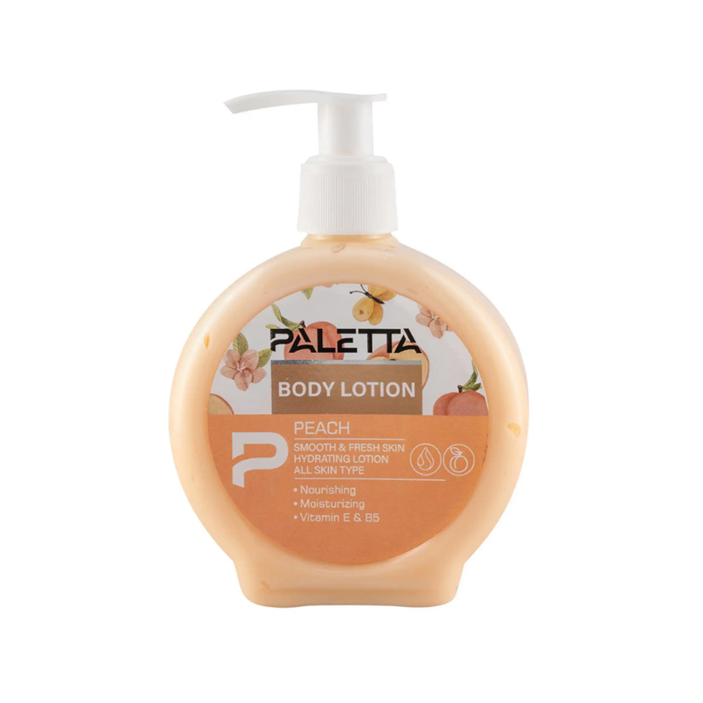 Paletta Body Lotion Peach تصویر لوسیون بدن پالتا مدل Peach