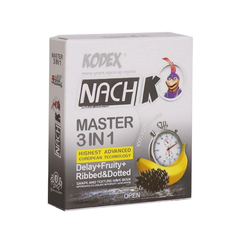 کاندوم کدکس 1 Master 3 in بسته 3عددی