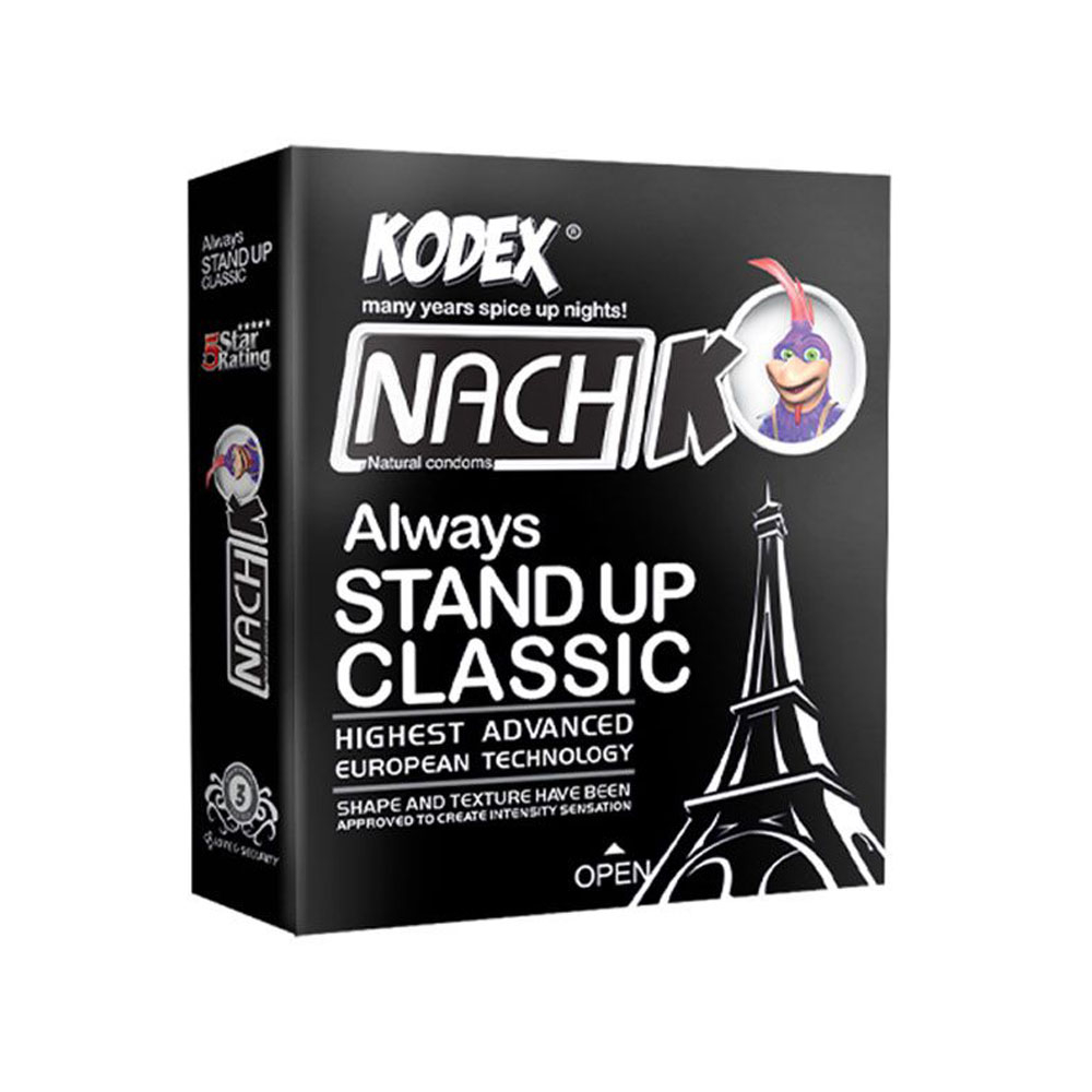 Kodex Always Stand Up condoms 3PSC کاندوم کدکس Always Stand up  بسته 3عددی