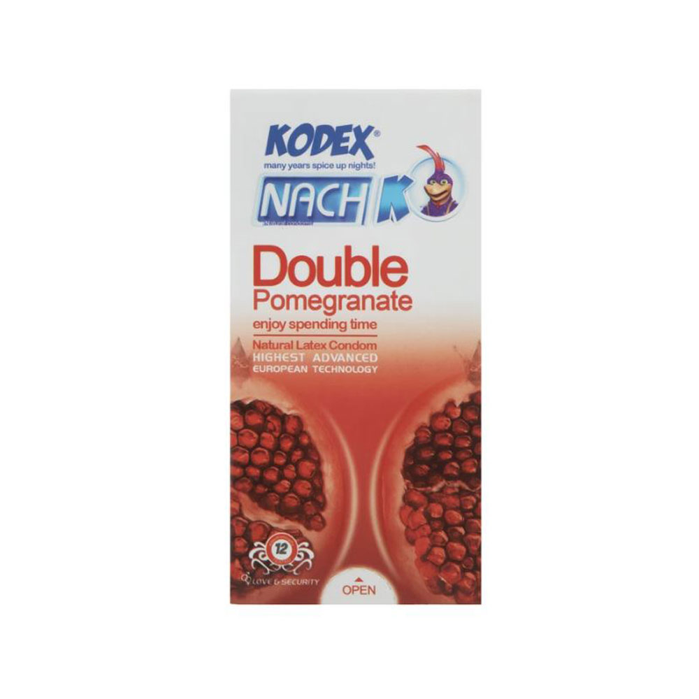 کاندوم کدکس مدل Double Pomegranate بسته 12عددی